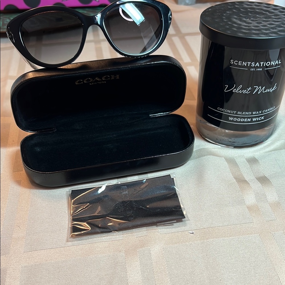 Coach Black Sunglasses with Case